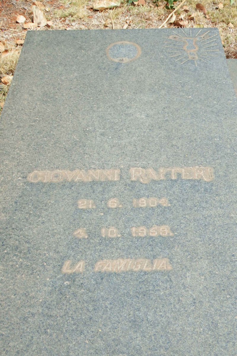 RAITERI Giovanni 1904-1959