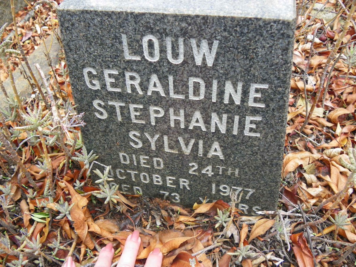 LOUW Geraldine Stephanie Sylvia -1977