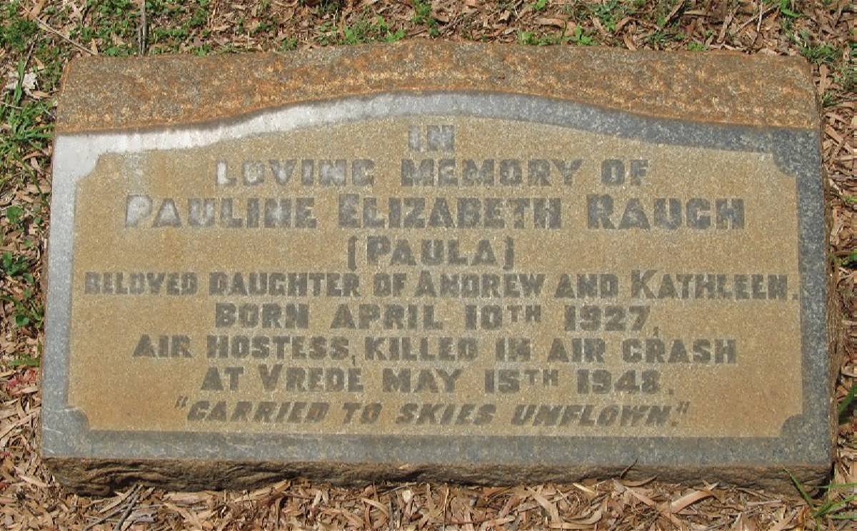 RAUCH Pauline Elizabeth 1927-1948