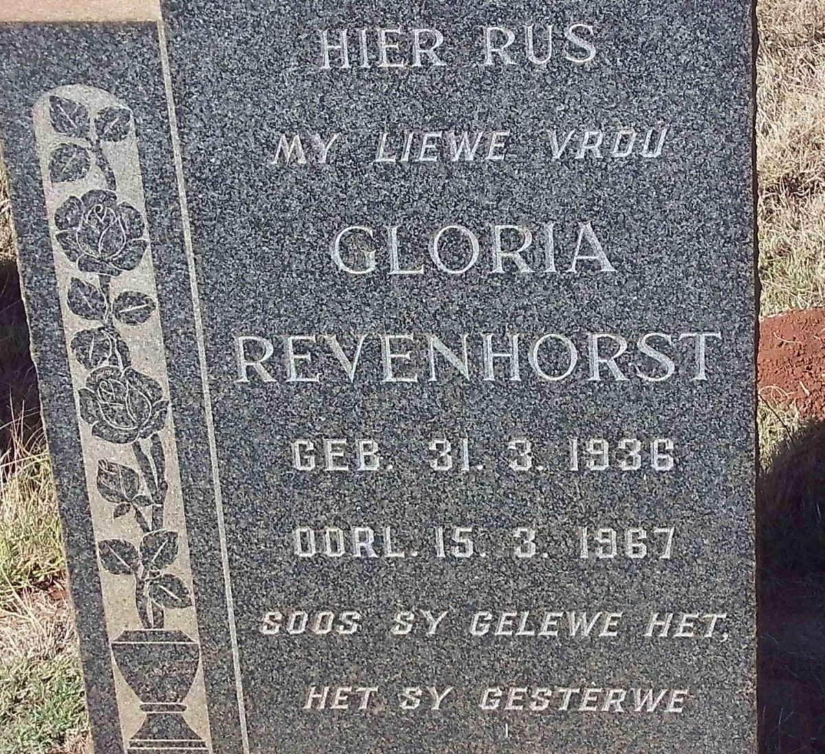 REVENHORST Gloria 1936-1967