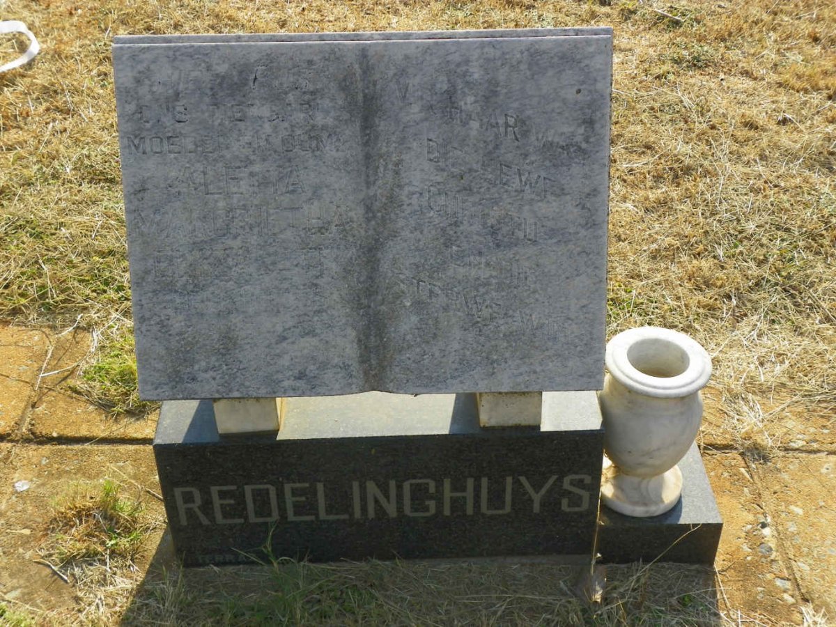 REDELINGHUYS Aletta Margrietha Elizabeth nee BOTES 1890-1979