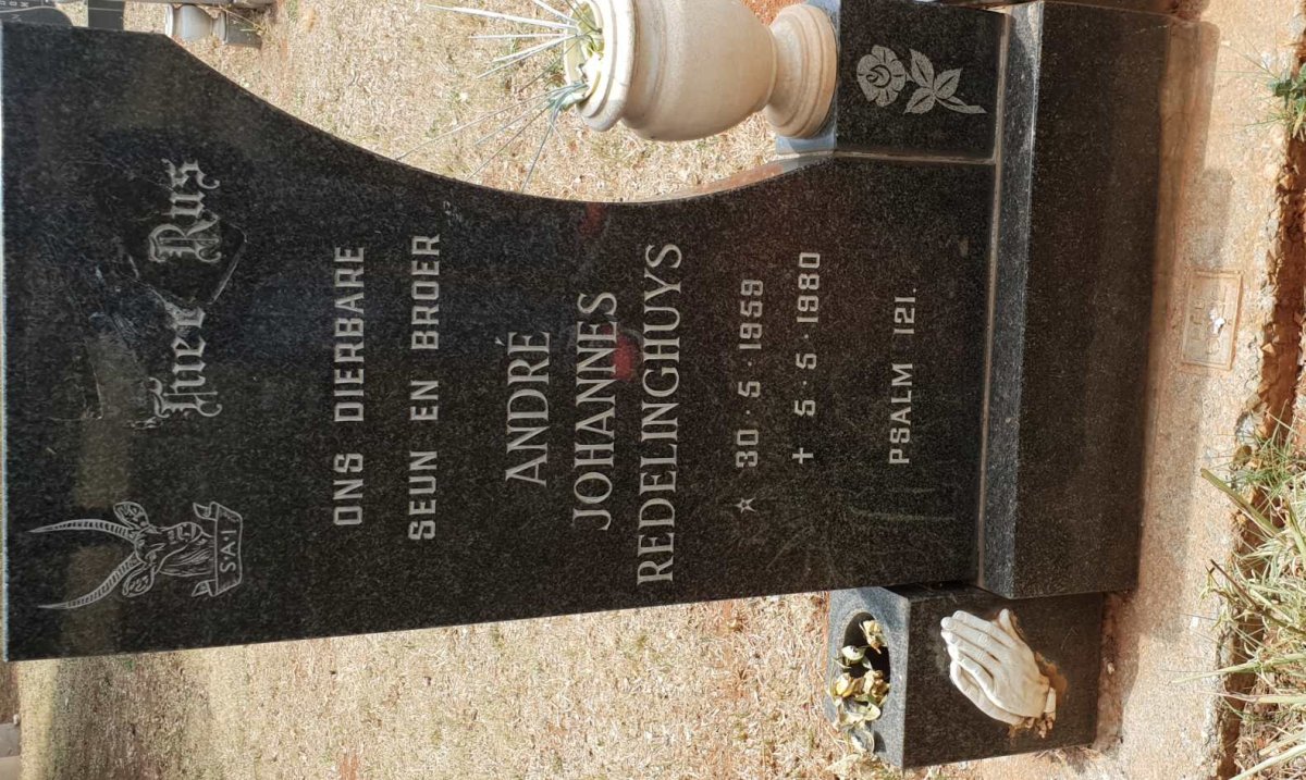 REDELINGHUYS Andre Johannes 1959-1980
