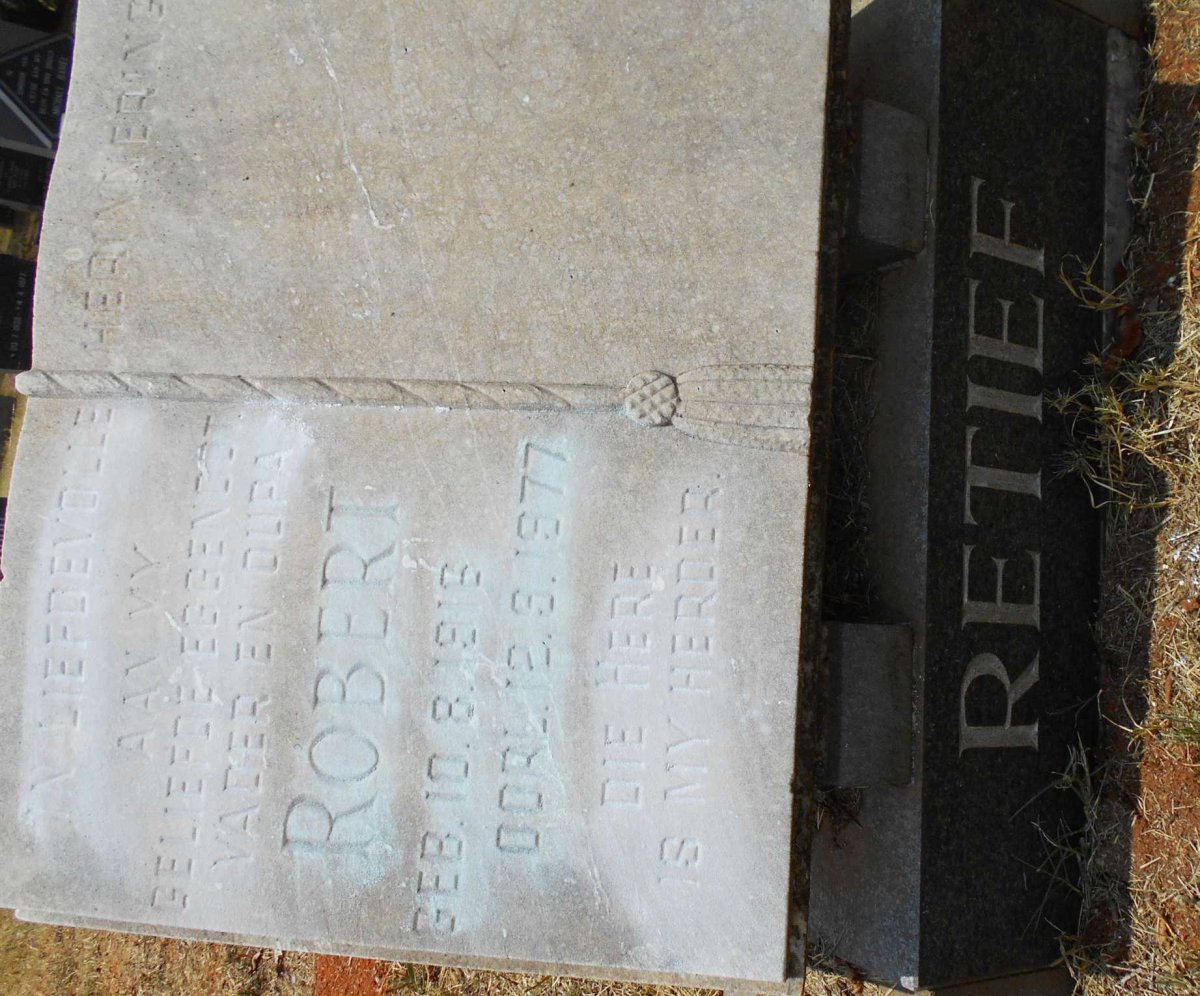 RETIEF Robert 1916-1977
