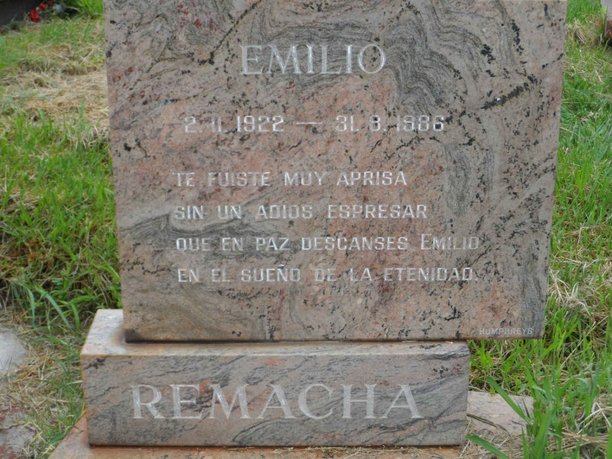 REMACHA Emilio 1922-1986