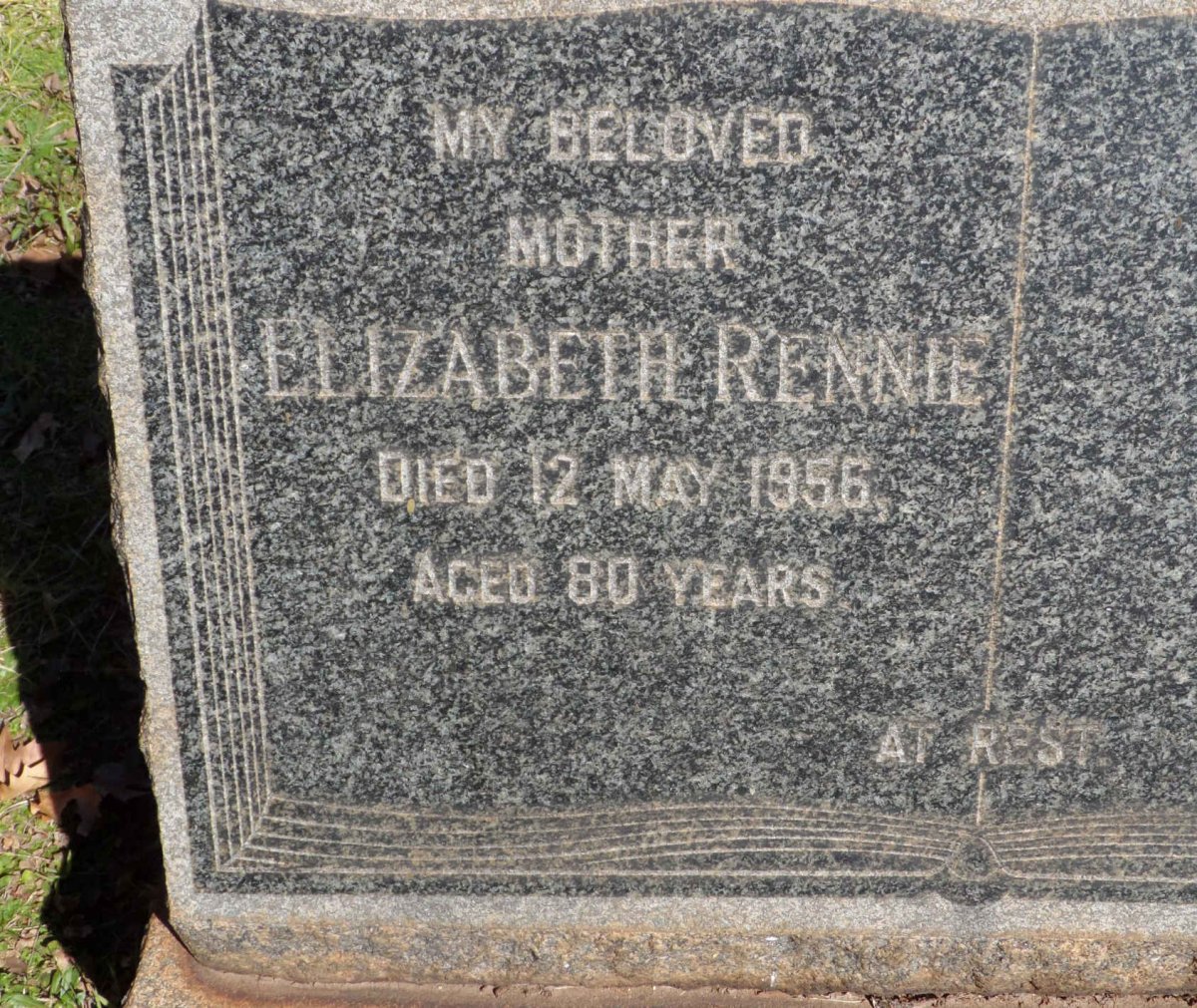 RENNIE Elizabeth -1956