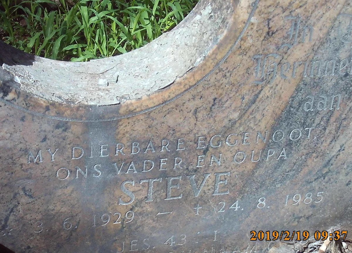 REYNEKE Steve 1929-1985