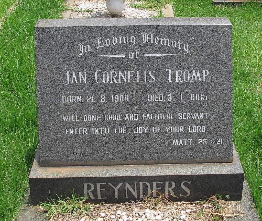 REYNDERS Jan Cornelis Tromp 1908-1985