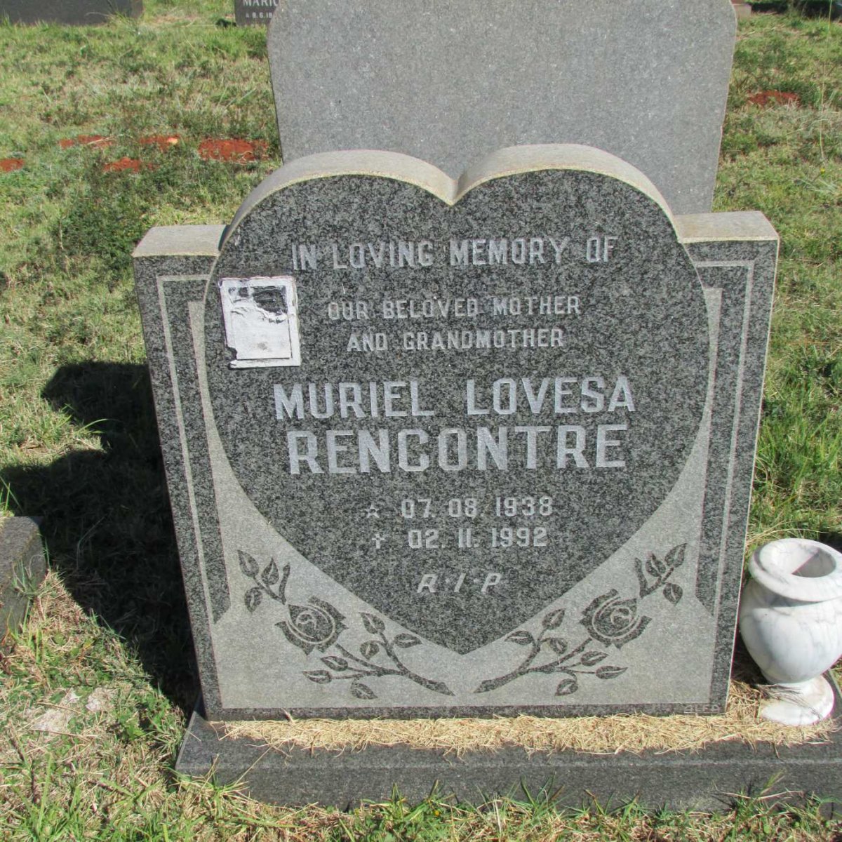 RENCONTRE Muriel Lovesa 1938-1992