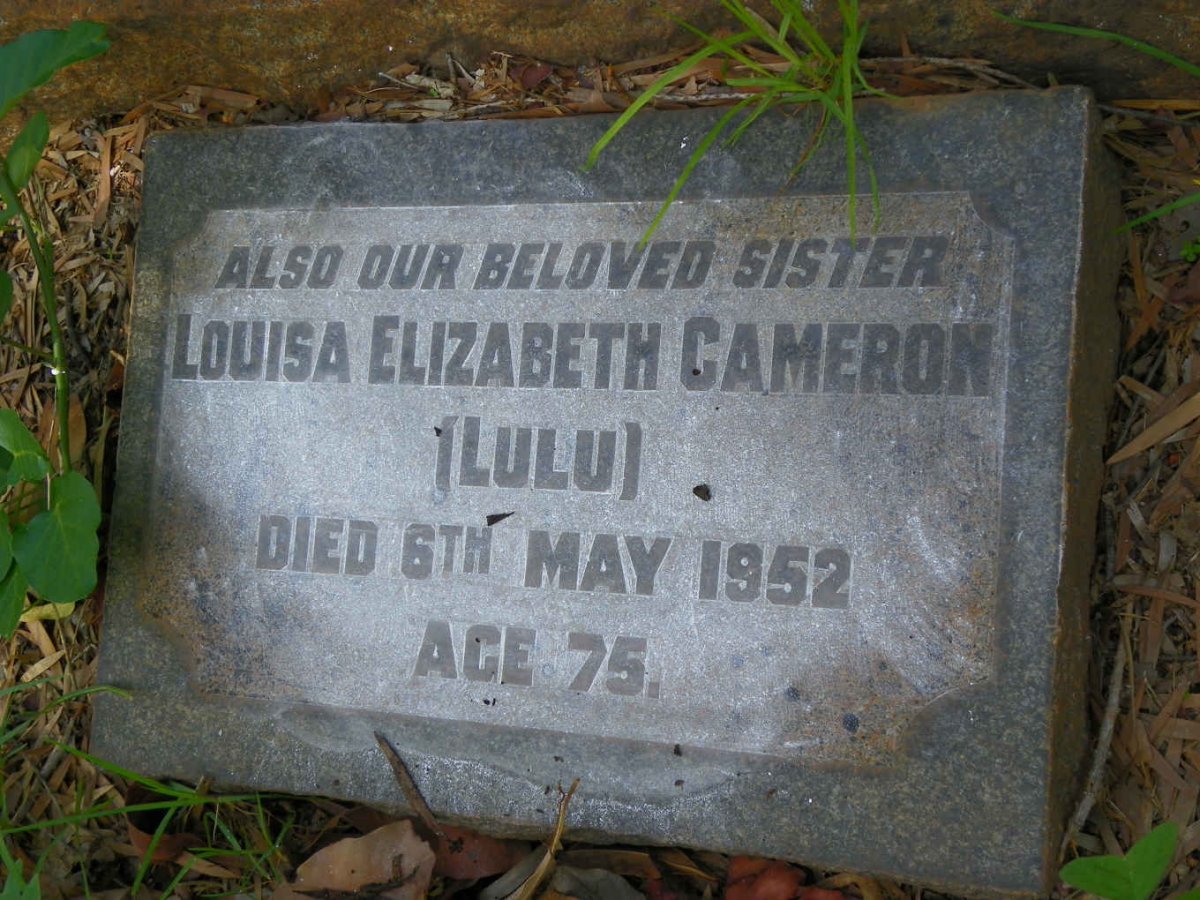 REITZ Chrissie Hilda -1945 :: CAMERON Louisa Elizabeth -1952