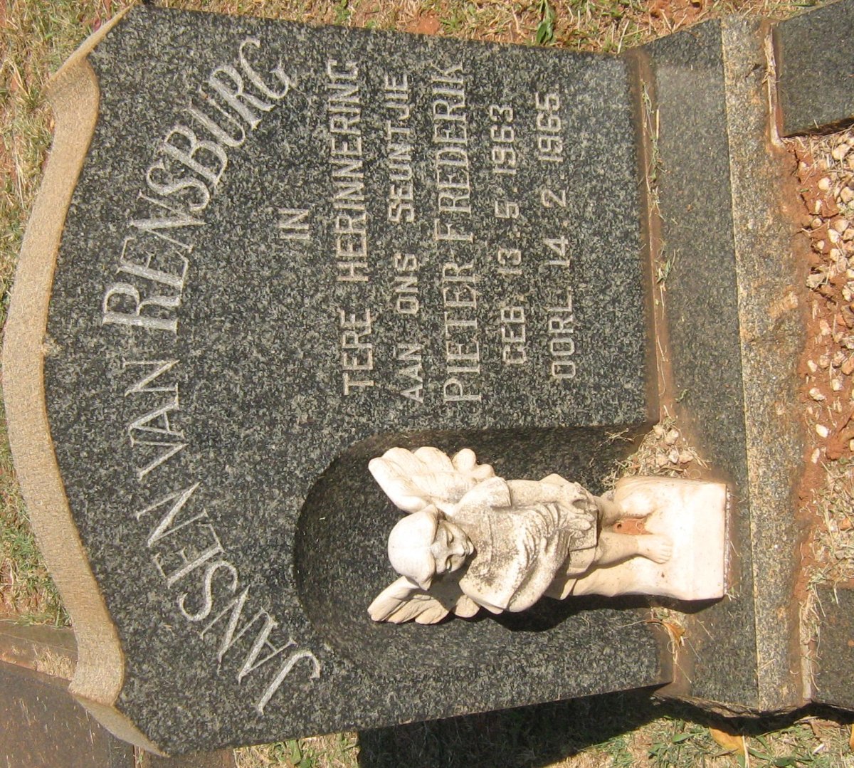 RENSBURG Pieter Frederik, Jansen van 1963-1965