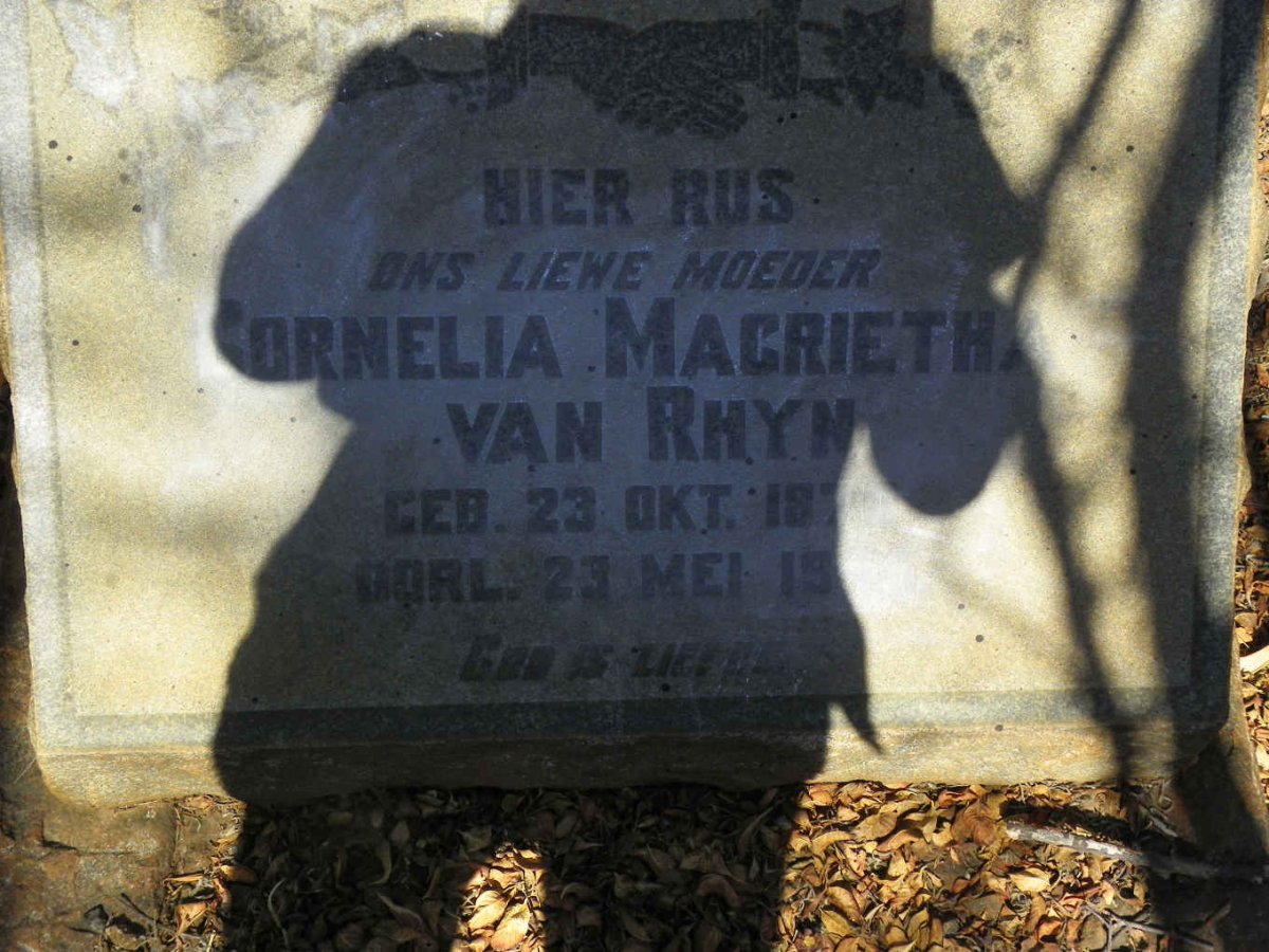 RHYN Cornelia Magrietha, van 1870-1945