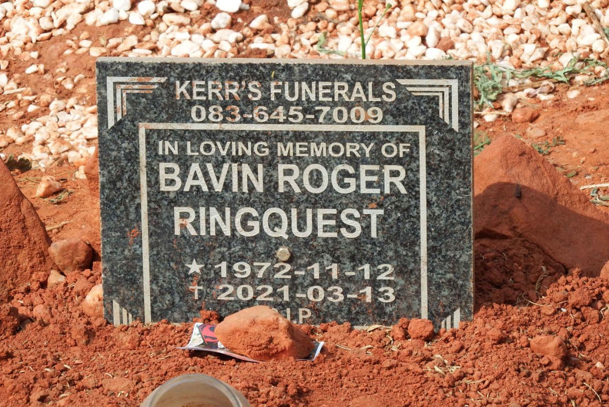 RINGQUEST Bavin Roger 1972-2021