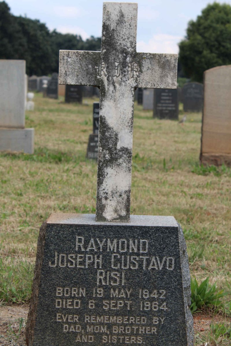 RISI Raymond Joseph Gustavo 1942-1964