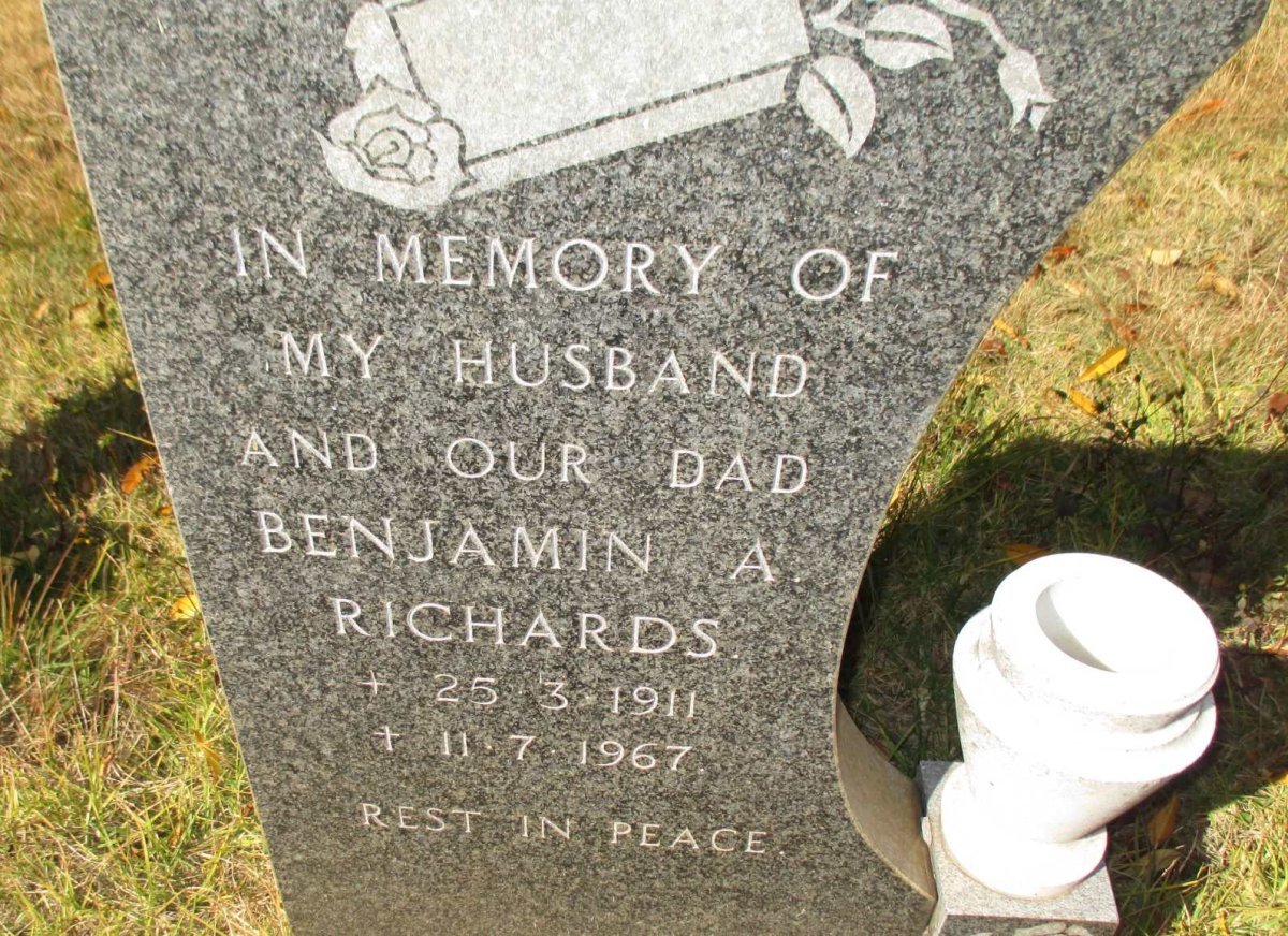 RICHARDS Benjamin A. 1911-1967