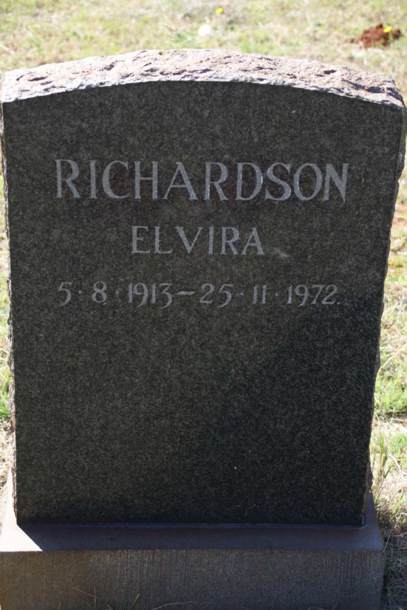 RICHARDSON Elvira 1913-1972
