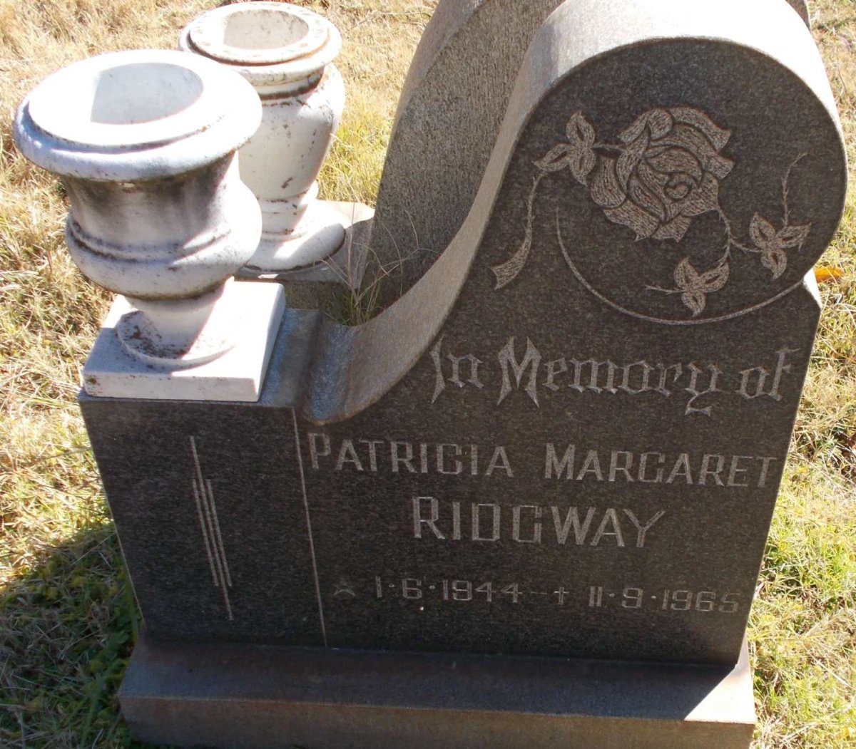 RIDGWAY Patricia Margaret 1944-1965