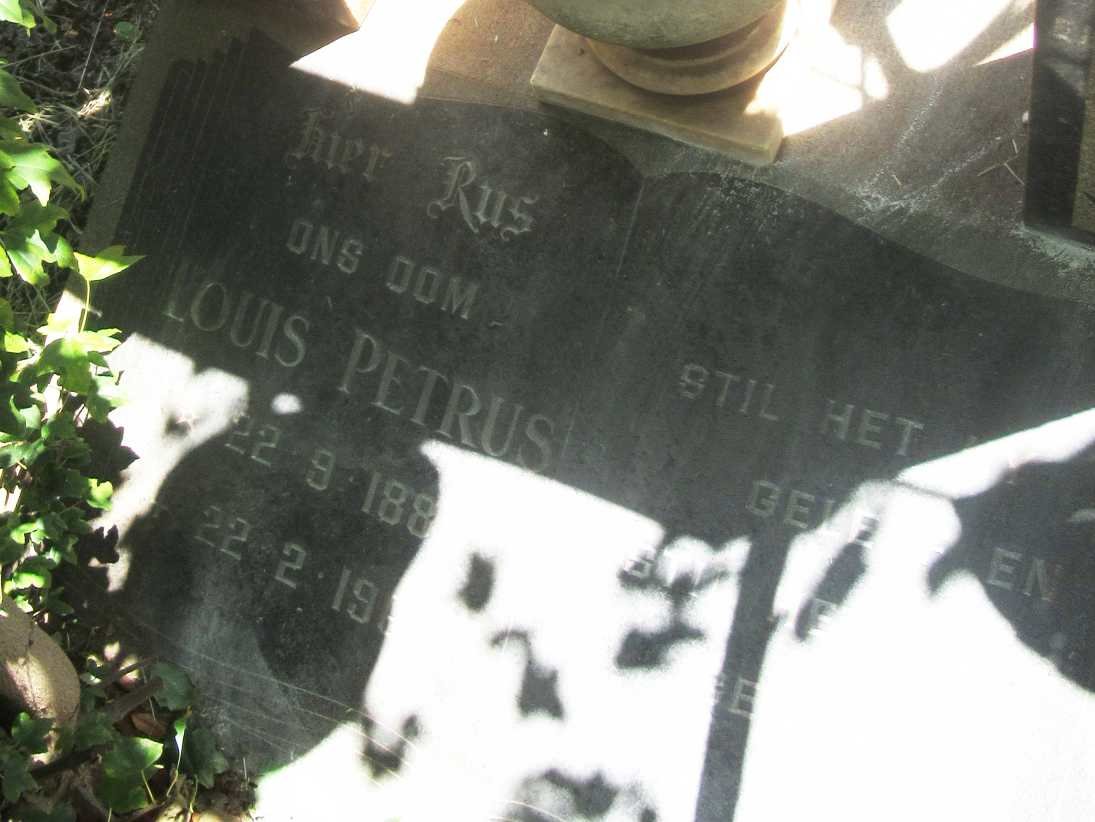 RIEKERT Louis Petrus 188?-19?? 