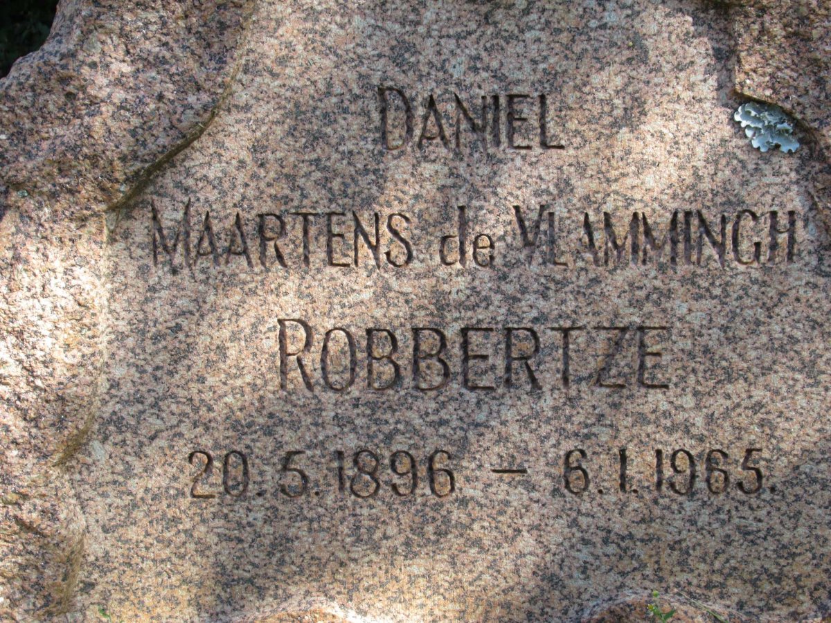 ROBBERTZE Daniel Maartens de Vlammingh 1896-1965