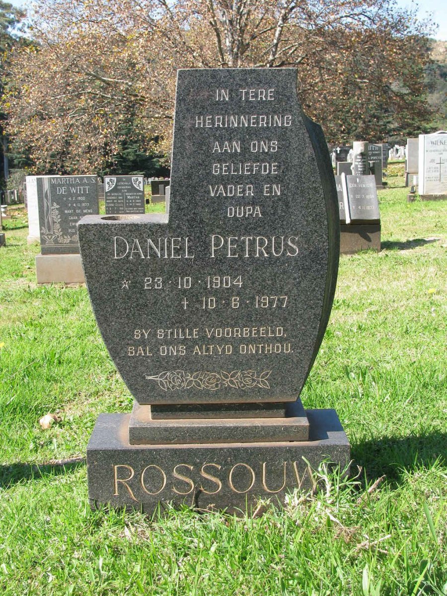 ROSSOUW Daniel Petrus 1904-1977
