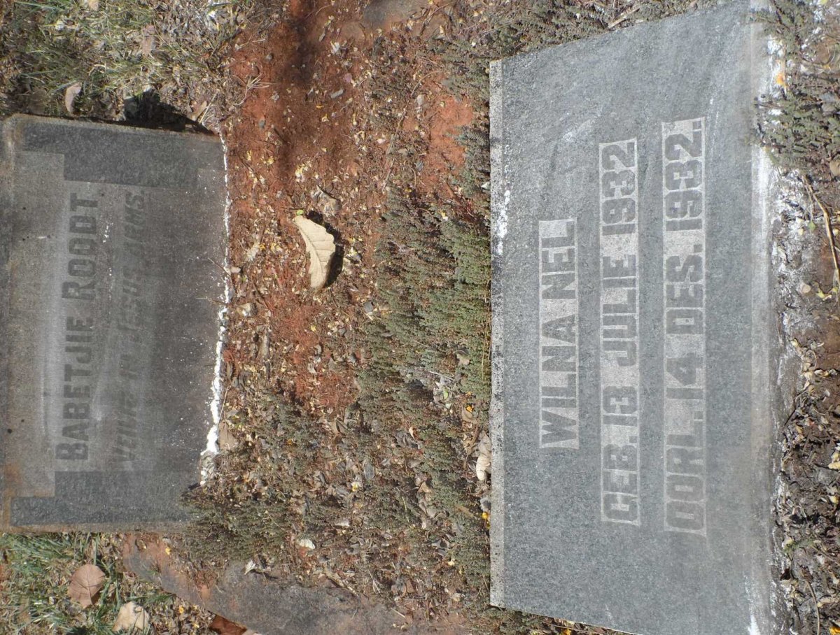 ROODT Babetjie :: NEL Wilna 1932-1932