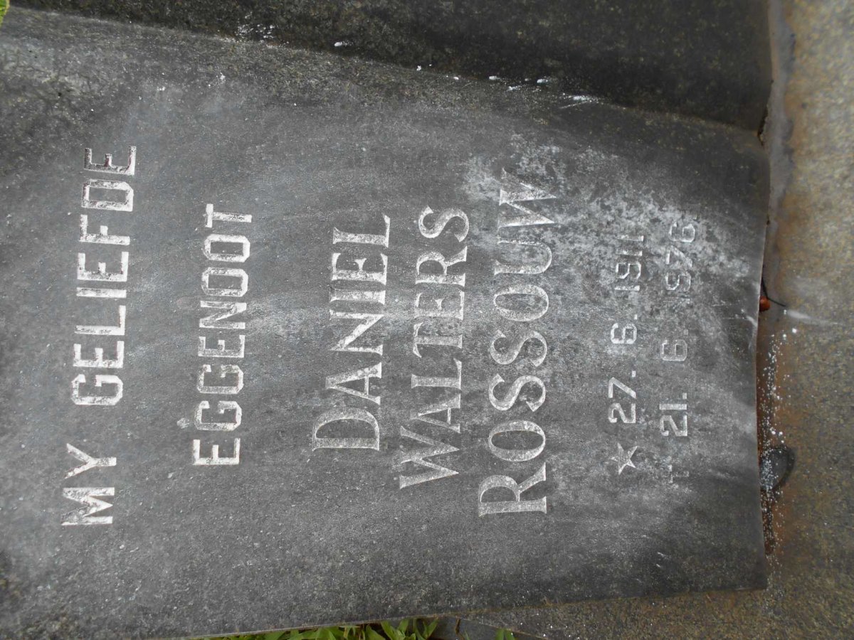 ROSSOUW Daniel Walters 1911-1976