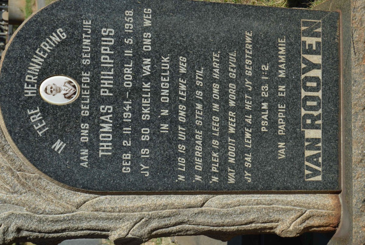 ROOYEN Thomas Philippus, van 1941-1958