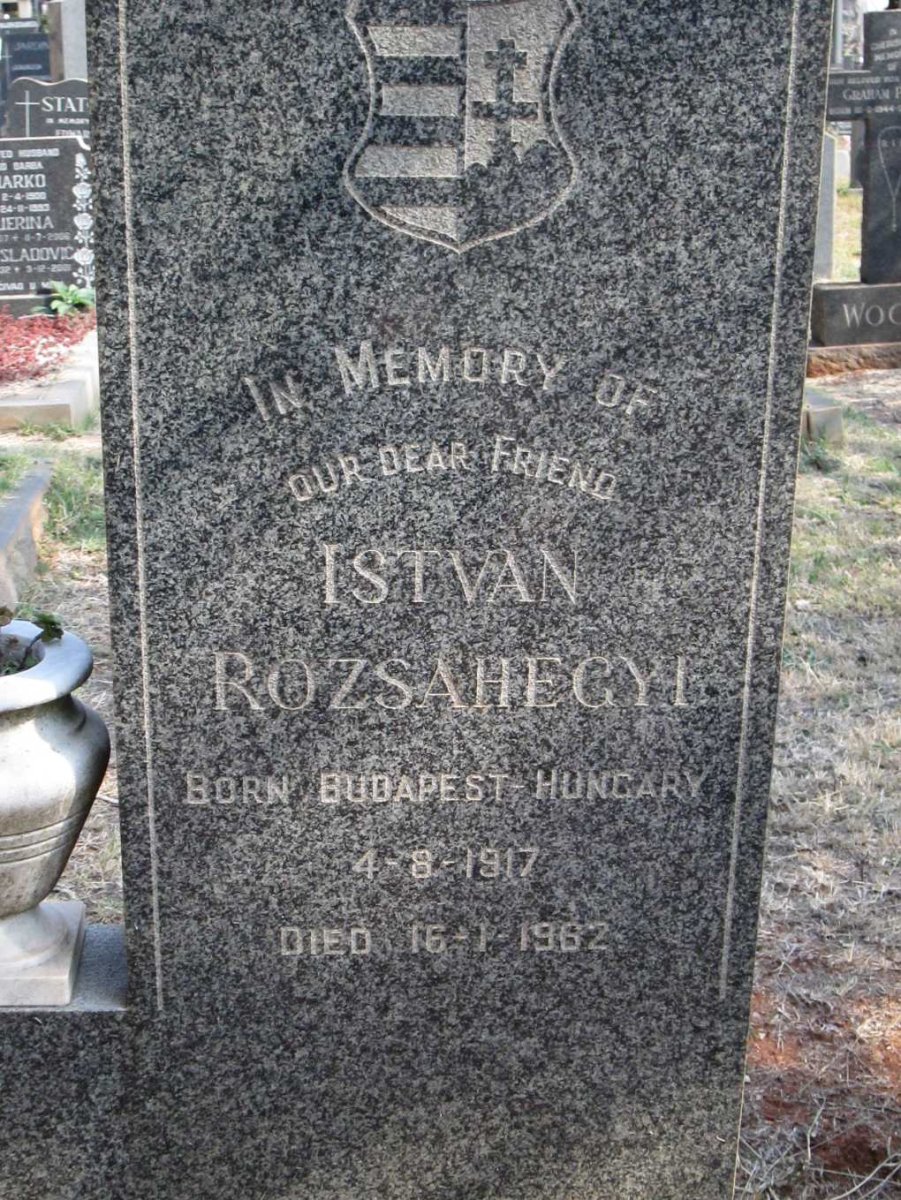ROZSAHEGYI Istvan 1917-1962