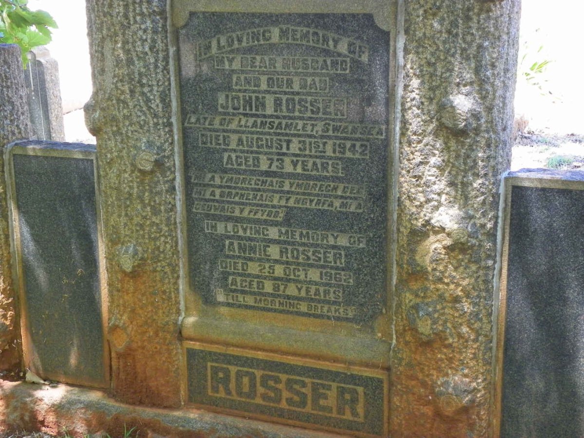 ROSSER John -1942 &amp; Annie -1962