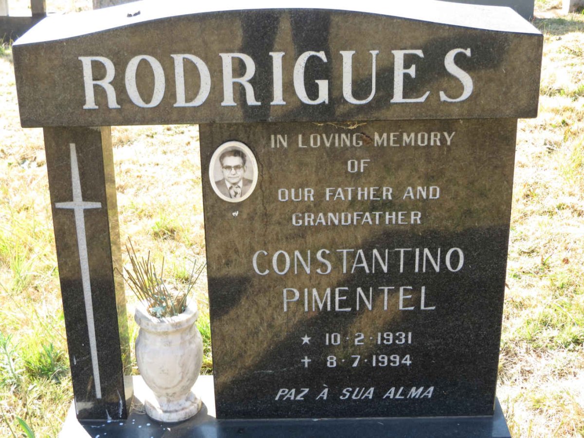 RODRIGUES Constantino Pimentel 1931-1994