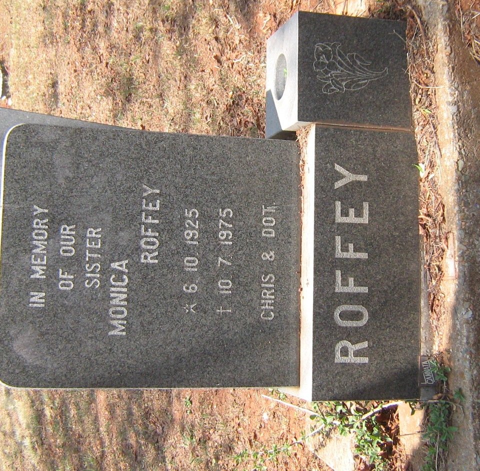 ROFFEY Monica 1925-1975