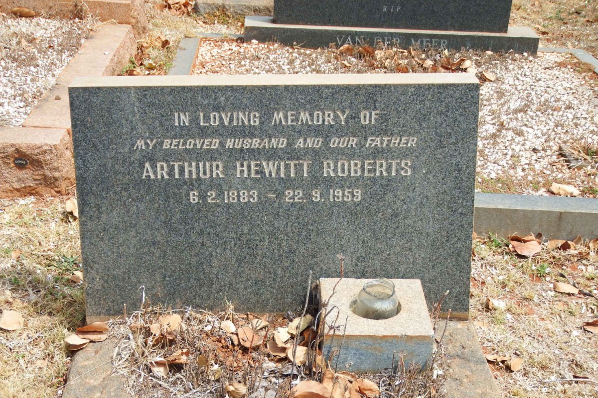 ROBERTS Arthur Hewitt 1883-1959