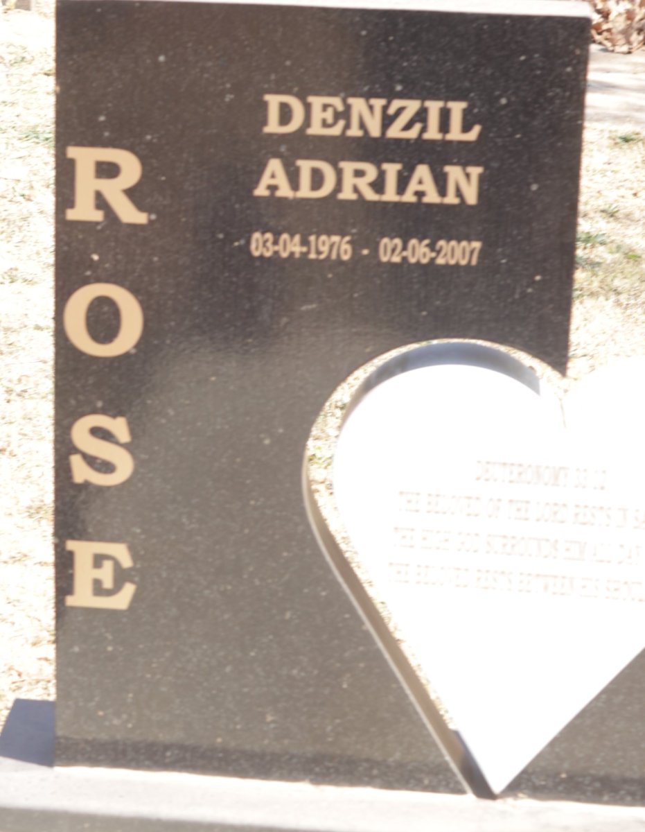 ROSE Denzil Adrian 1976-2007
