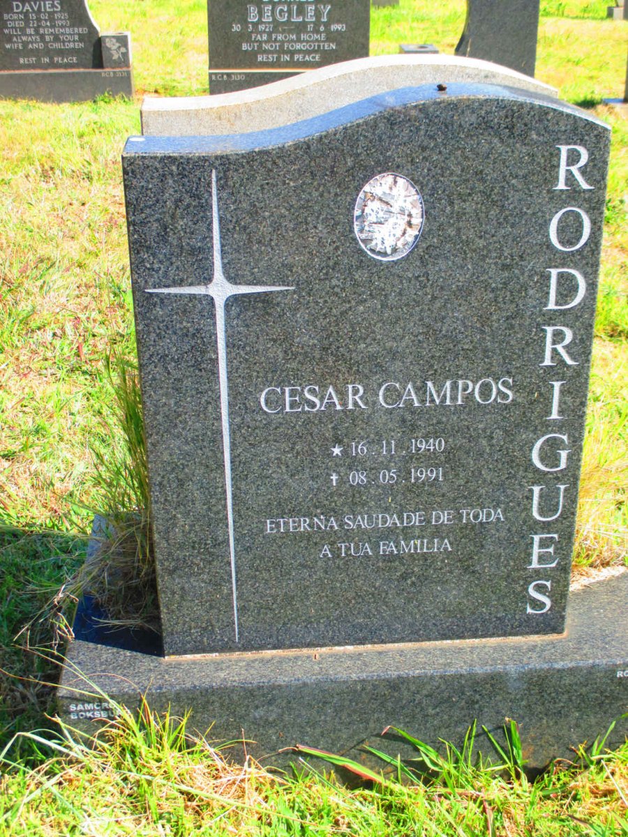 RODRIGUES Cesar Campos 1940-1991
