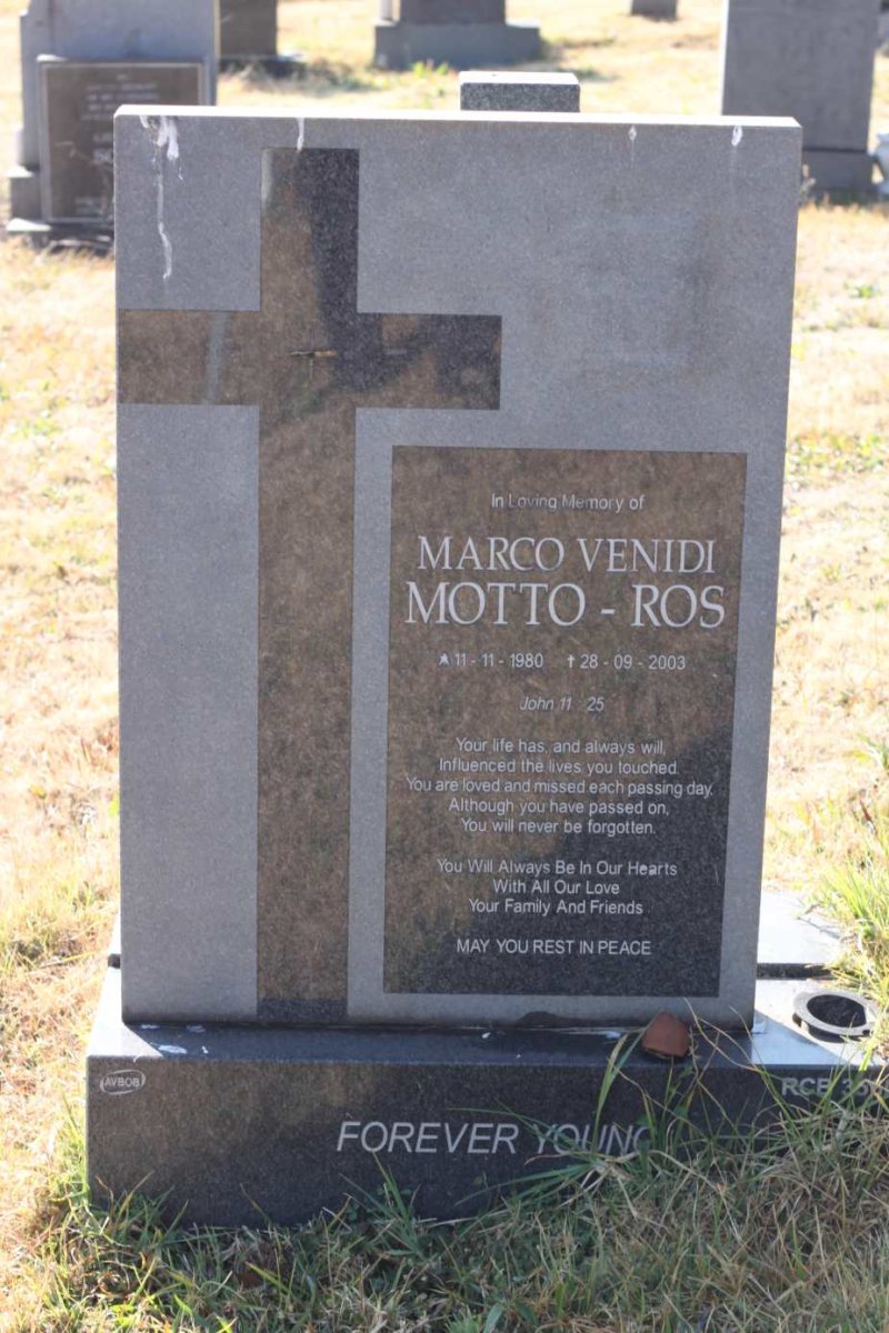 ROS Marco Venidi, MOTTO 1980-2003