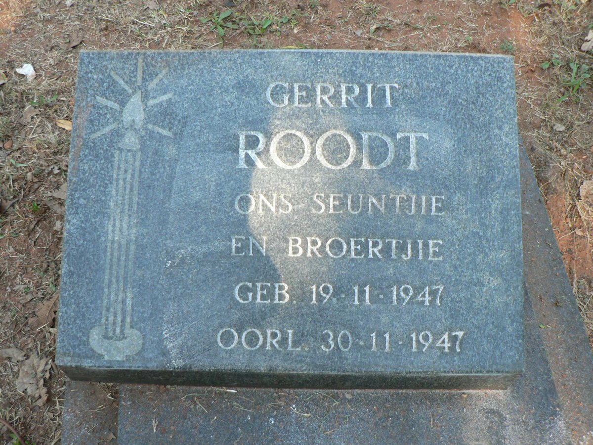 ROODT Gerrit 1947-1947
