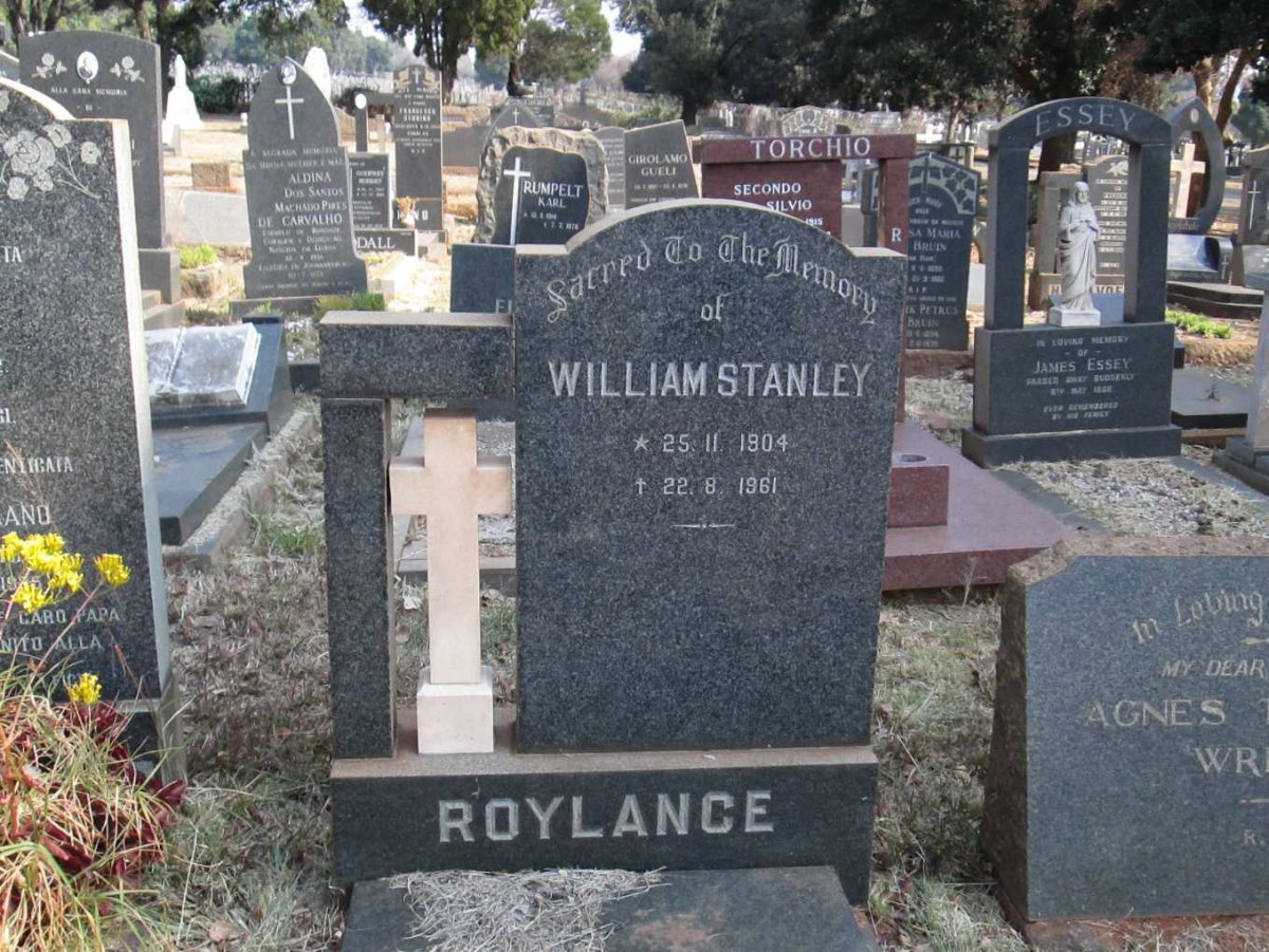 ROYLANCE William Stanley 1904-1961