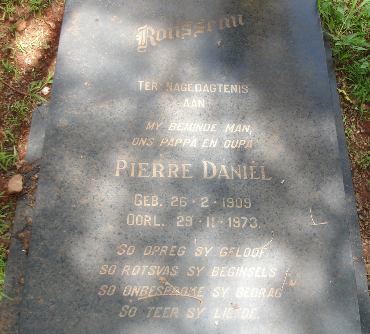 ROUSSEAU Pierre Daniel 1909-1973