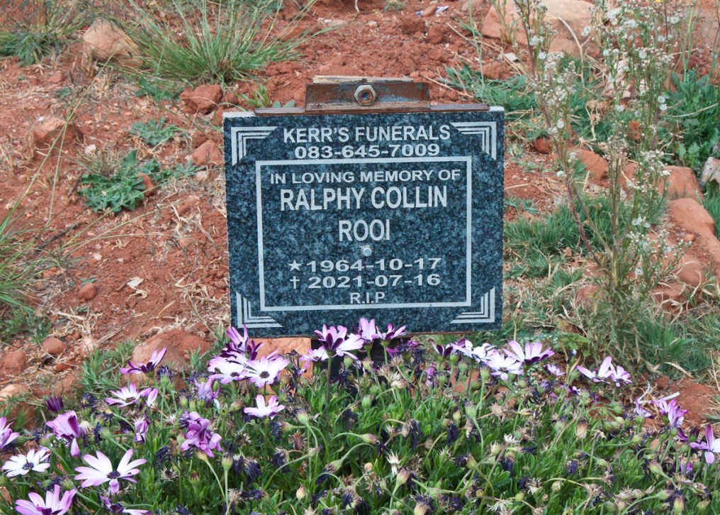 ROOI Ralphy Collin 1964-2021