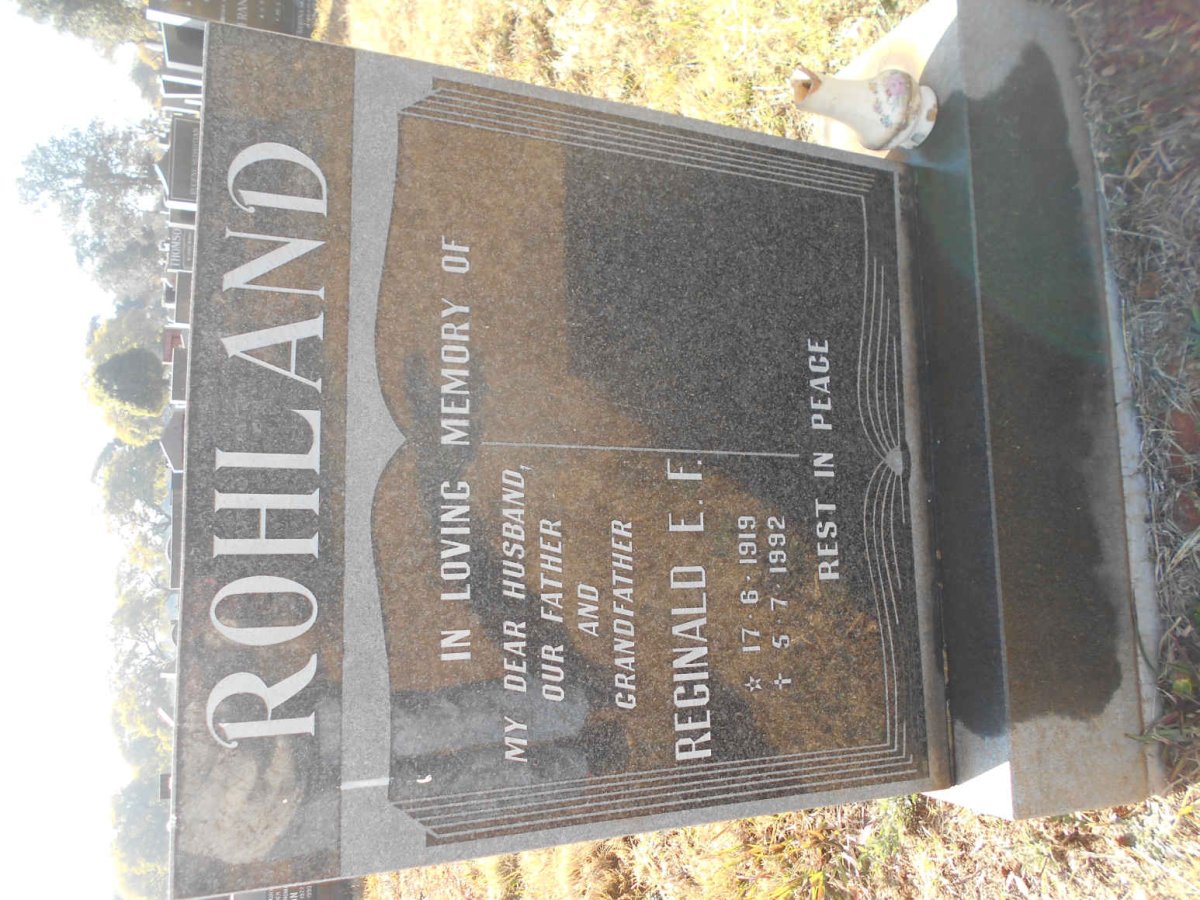 ROHLAND Reginald E.F. 1919-1992