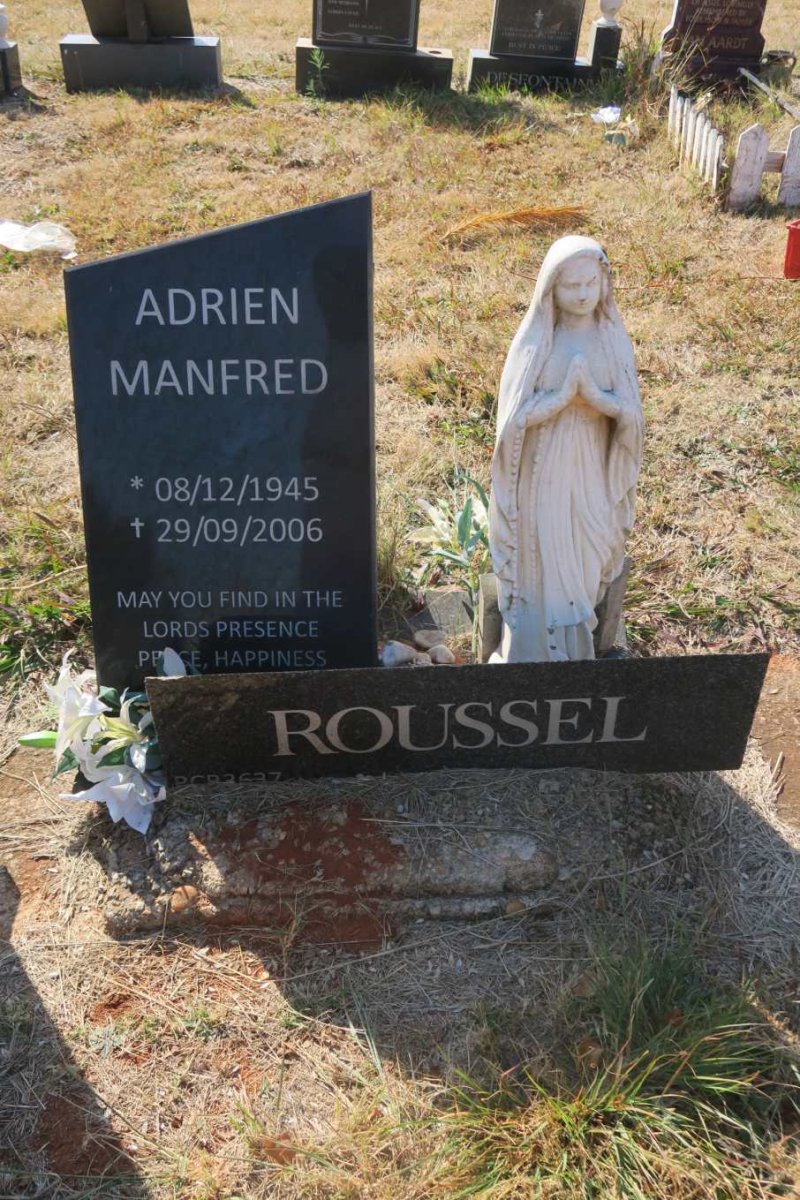 ROUSSEL Adrien Manfred 1945-2006