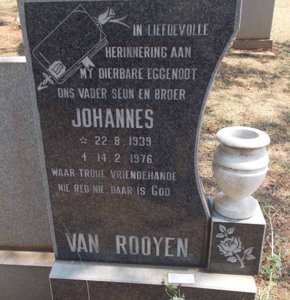 ROOYEN Johannes, van 1939-1976