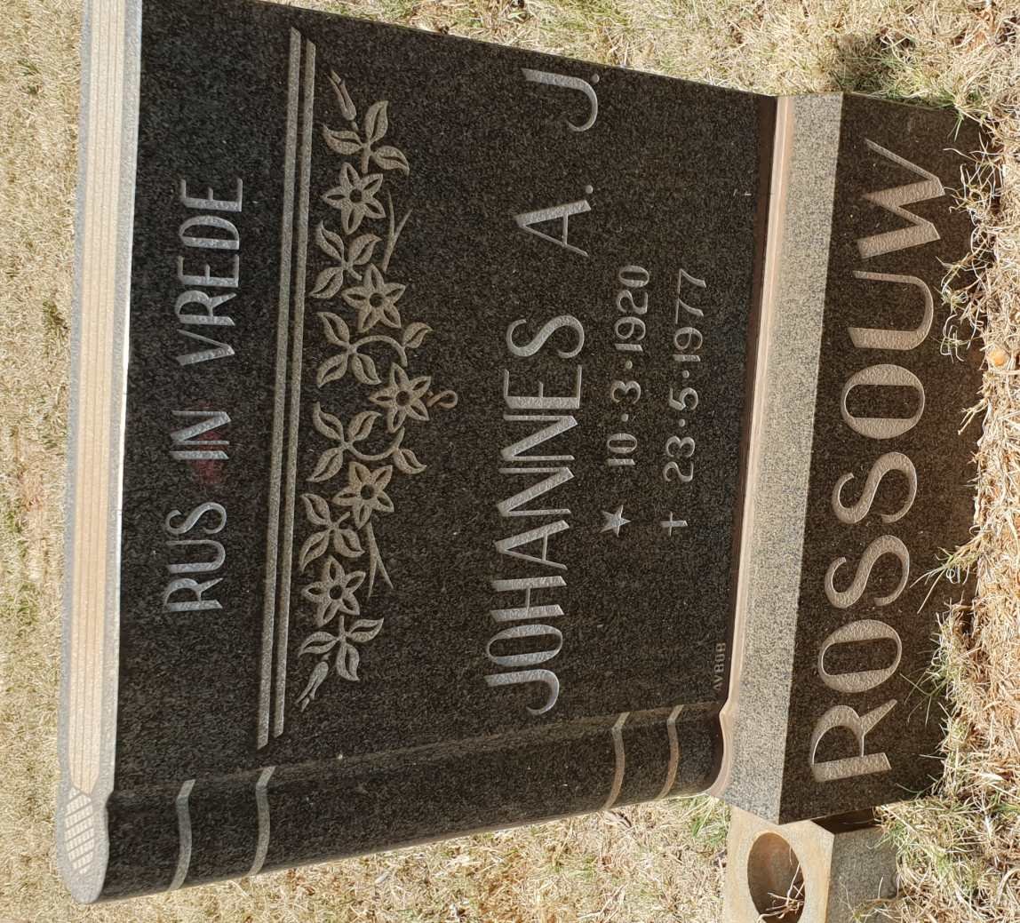 ROSSOUW Johannes A.J. 1920-1977