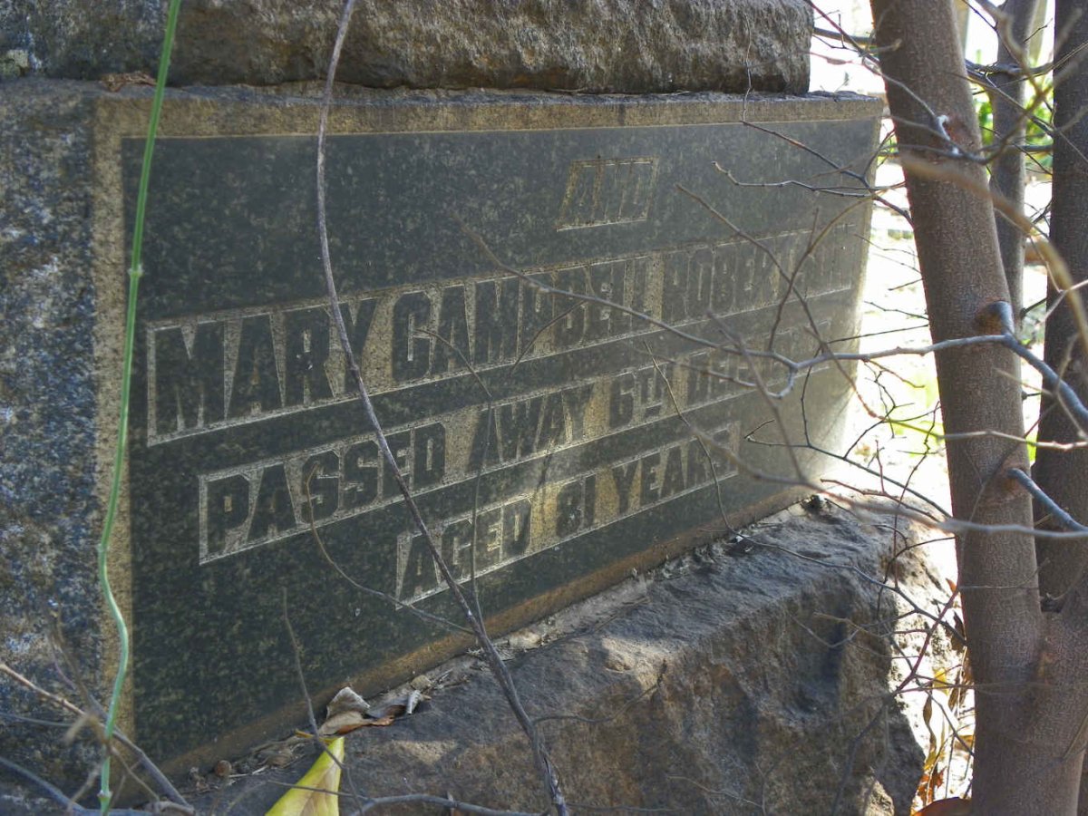 ROBERTSON Mary Campbell -1948