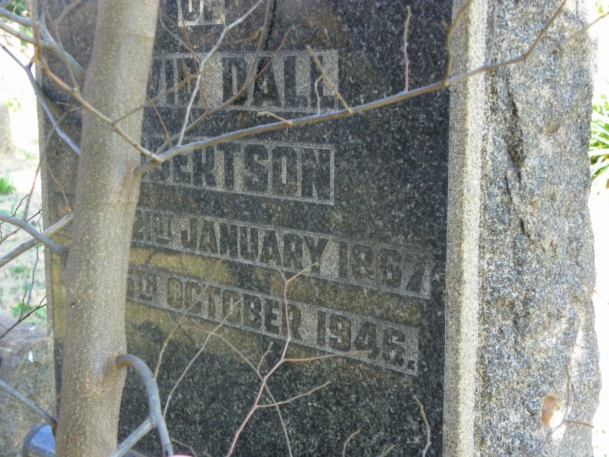 ROBERTSON David Dall 1867-1946