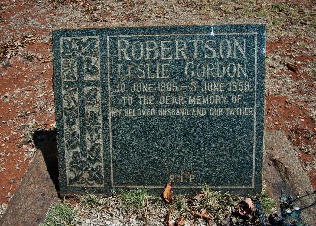 ROBERTSON Leslie Gordon 1905-1958