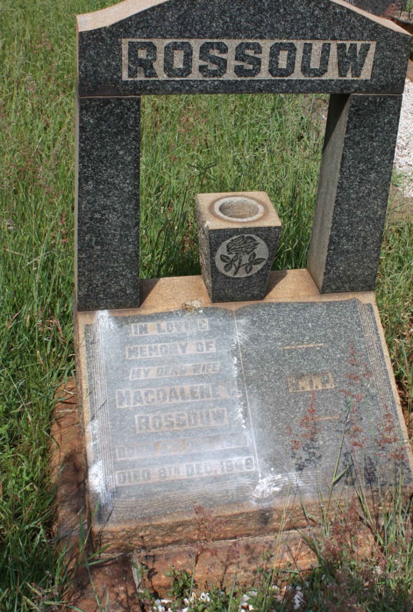 ROSSOUW Magdalene 1921-1949