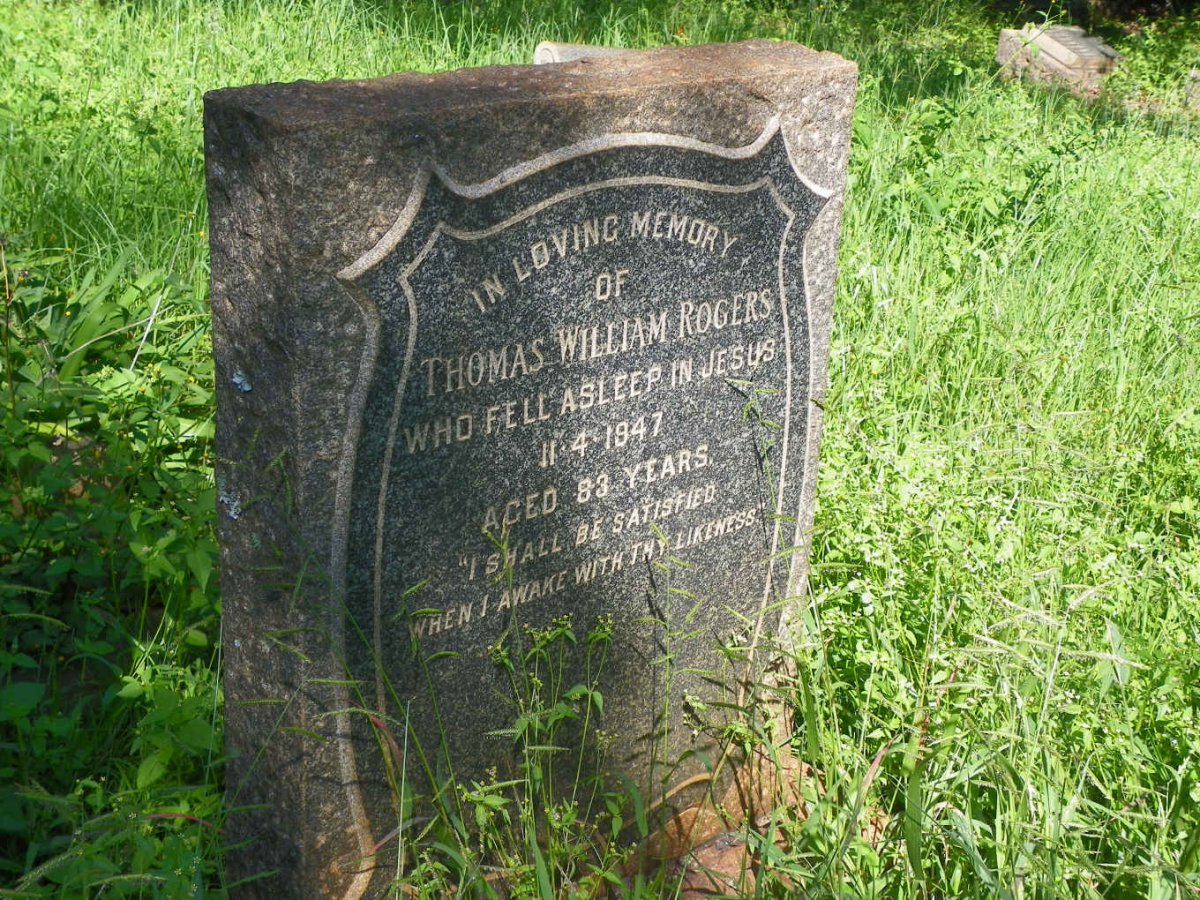 ROGERS Thomas William -1947