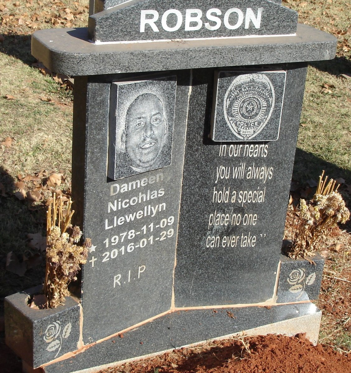ROBSON Dameen Nicohlas Llewellyn 1978-2016