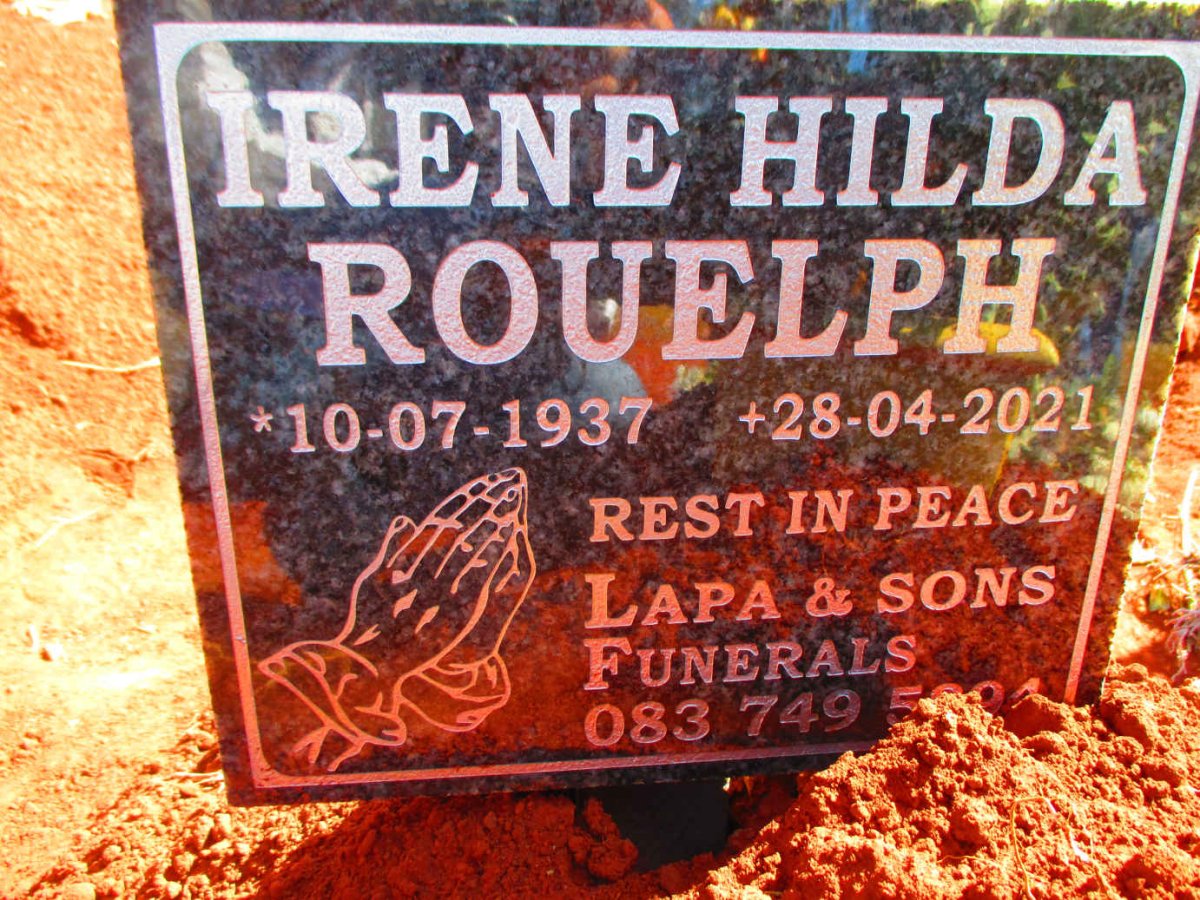 ROUELPH Irene Hilda 1937-2021