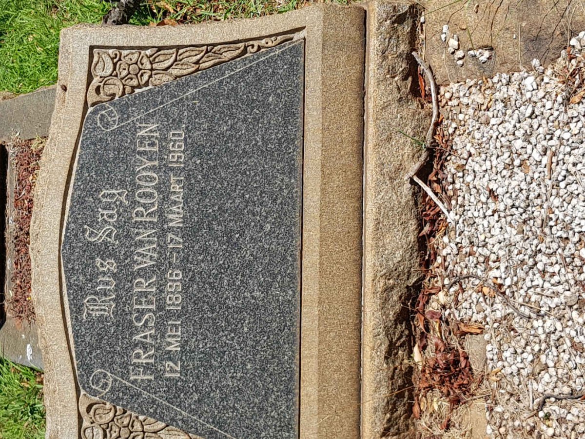 ROOYEN Fraser, van 1896-1960